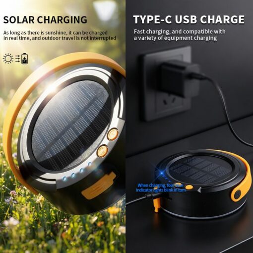 Elosung LY20 Solar Camping Lantern with USB-C – image 6