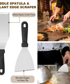 Elosung BBQ Griddle Tool Kit with Carry Bag - Image 5