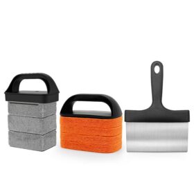 Elosung 10-Piece BBQ Grill Cleaning Kit with Pumice Blocks – image 1