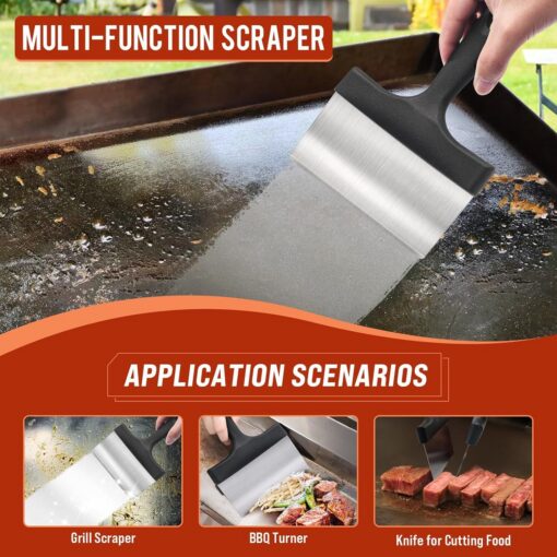Elosung 10-Piece BBQ Grill Cleaning Kit with Pumice Blocks – image 2