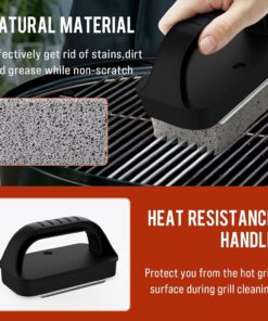 Elosung 10-Piece BBQ Grill Cleaning Kit with Pumice Blocks - Image 3