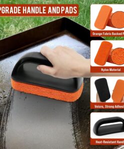 Elosung 10-Piece BBQ Grill Cleaning Kit with Pumice Blocks - Image 4