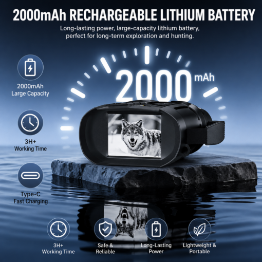 Elosung W345 Night Vision Binoculars 800m – image 6