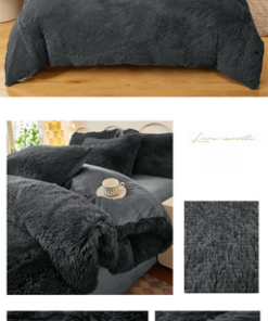 Elosung 4 Piece Faux Mink Bedding Set - Image 5