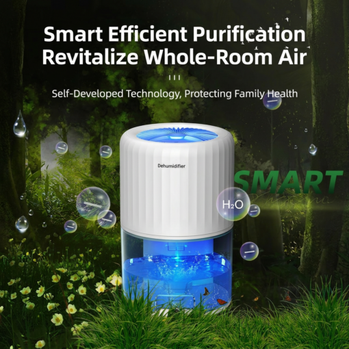 Elosung Mini Dehumidifier with 2L Visible Tank – image 2