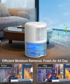 Elosung Mini Dehumidifier with 2L Visible Tank - Image 3