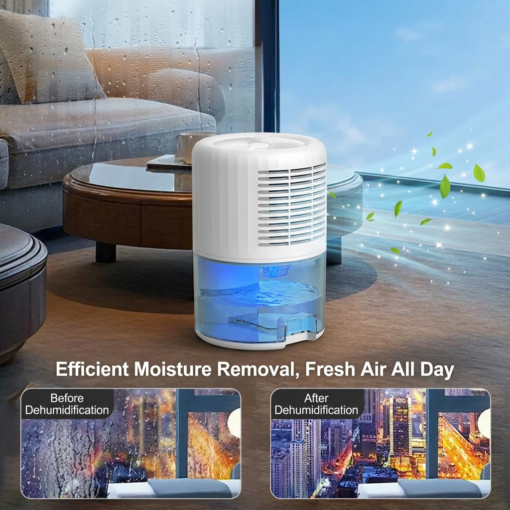 Elosung Mini Dehumidifier with 2L Visible Tank – image 3