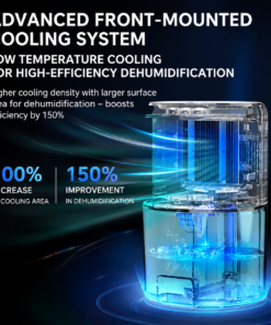 Elosung Mini Dehumidifier with 2L Visible Tank - Image 4