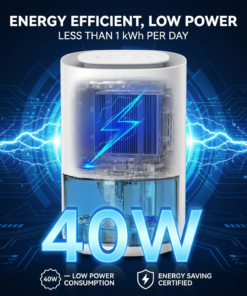 Elosung Mini Dehumidifier with 2L Visible Tank - Image 8
