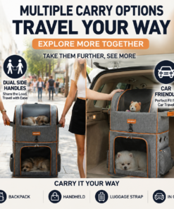 Elosung Foldable Double Layer Pet Carrier - Image 7