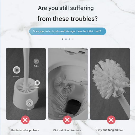 Elosung No Touch Disposable Toilet Brush – image 3