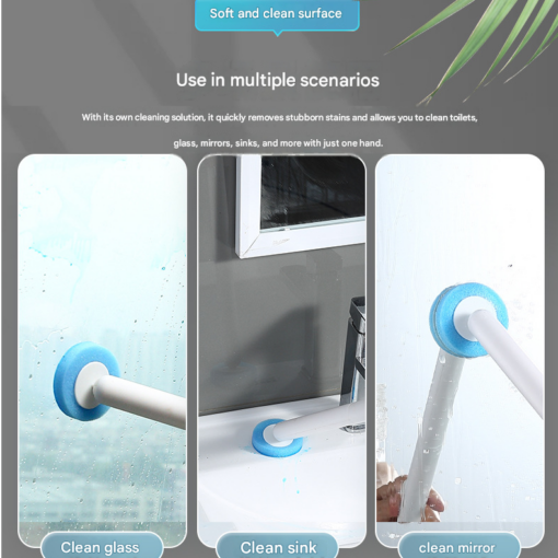 Elosung No Touch Disposable Toilet Brush – image 11