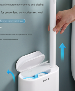 Elosung Disposable Toilet Brush with No Touch Holder - Image 4