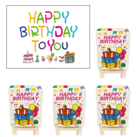 Elosung Birthday Decoration Set with Chair Covers – image 1