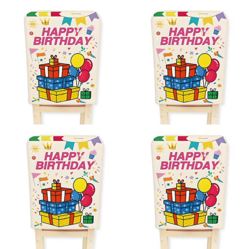 Elosung Birthday Decoration Set with Chair Covers – image 2