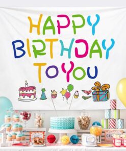 Elosung Birthday Decoration Set with Chair Covers - Image 6