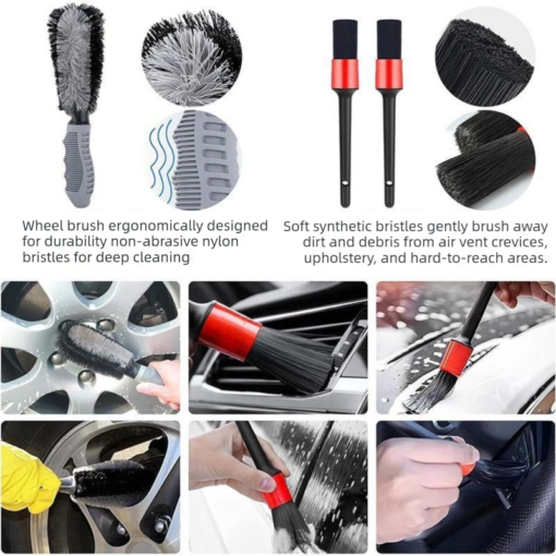 Elosung Car Wash Kit with 9L Collapsible Bucket – image 5