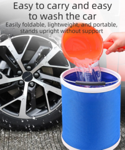 Elosung Car Wash Kit with 9L Collapsible Bucket - Image 7
