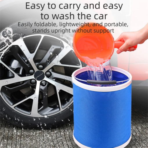 Elosung Car Wash Kit with 9L Collapsible Bucket – image 7