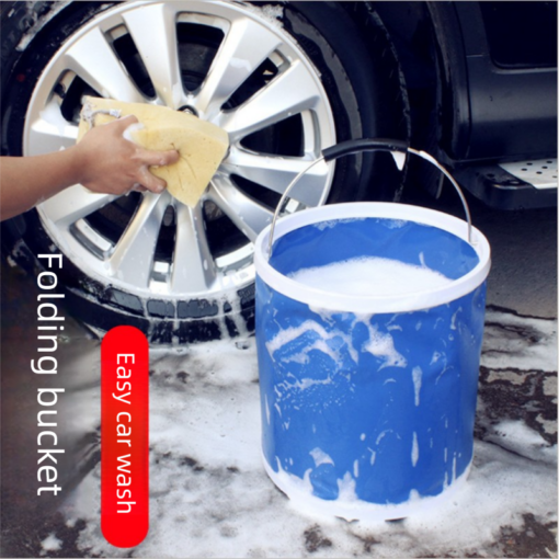 Elosung Car Wash Kit with 9L Collapsible Bucket – image 8