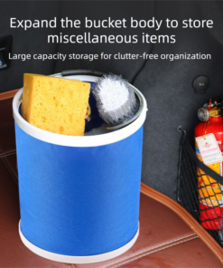 Elosung Car Wash Kit with 9L Collapsible Bucket - Image 10