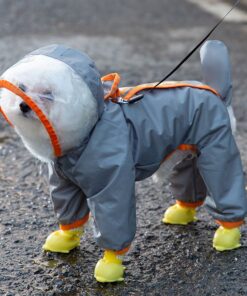 Elosung Dog Rain Gear Set with Waterproof Boots - Image 11