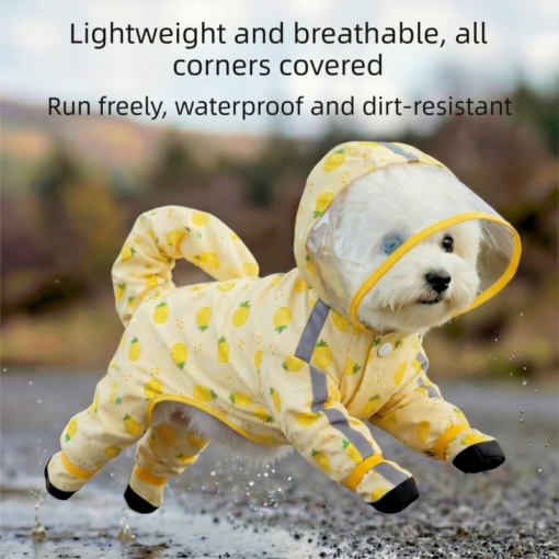 Elosung Dog Rainy Day Care Set with Waterproof Raincoat – image 2