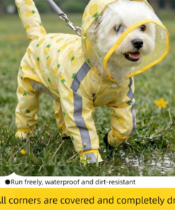 Elosung Dog Rainy Day Care Set with Waterproof Raincoat - Image 3