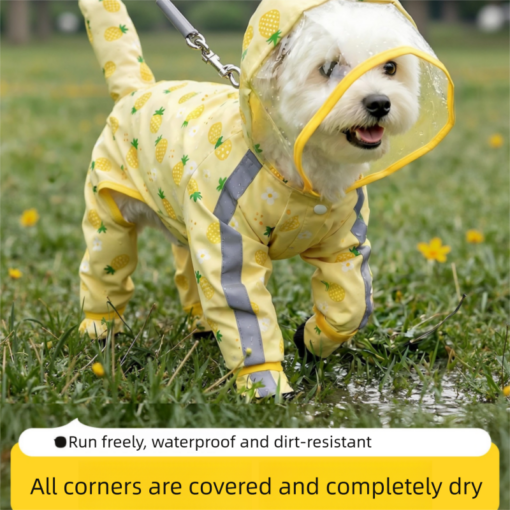 Elosung Dog Rainy Day Care Set with Waterproof Raincoat – image 3