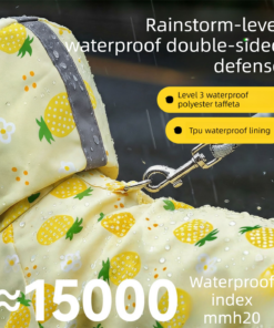 Elosung Dog Rainy Day Care Set with Waterproof Raincoat - Image 4