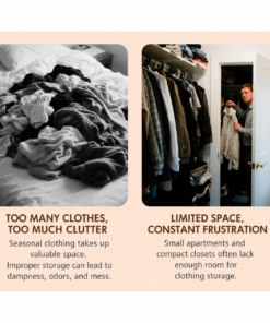 Elosung Vacuum Storage Bags Set, Up to 80% Space Saving - Image 4