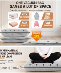 Elosung Vacuum Storage Bags 15 Piece PA+PE Set - Image 6
