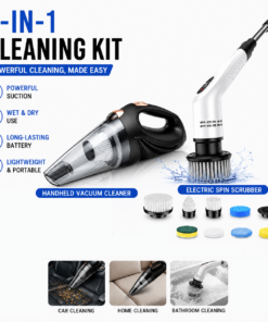 Elosung Wet and Dry Vacuum and Spin Scrubber Combo - Image 1