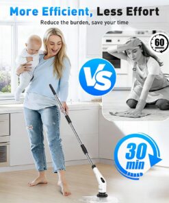 Elosung Wet and Dry Vacuum and Spin Scrubber Combo - Image 14