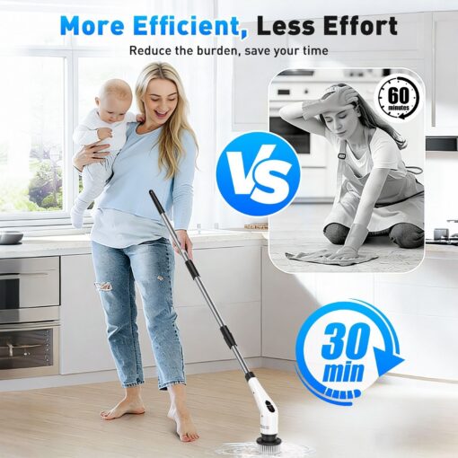 Elosung Wet and Dry Vacuum and Spin Scrubber Combo – image 14
