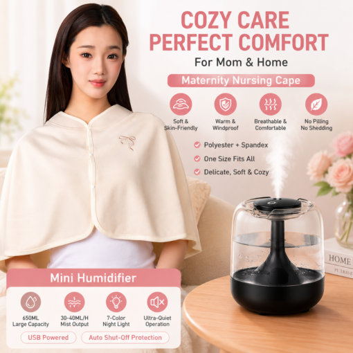 Elosung Winter Comfort Gift Set with 650ml Humidifier – image 1