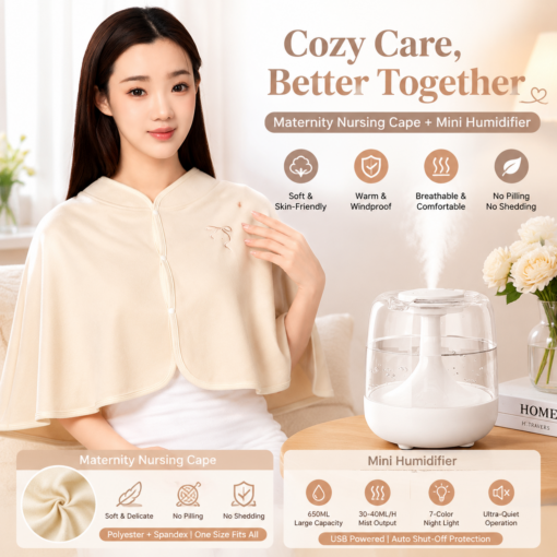V888-ELOSUNG53441-00.png Elosung Winter Comfort Set with 650ml Humidifier – image 1
