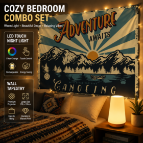 Elosung RGB Rechargeable Night Light and Wall Decor Set – image 1