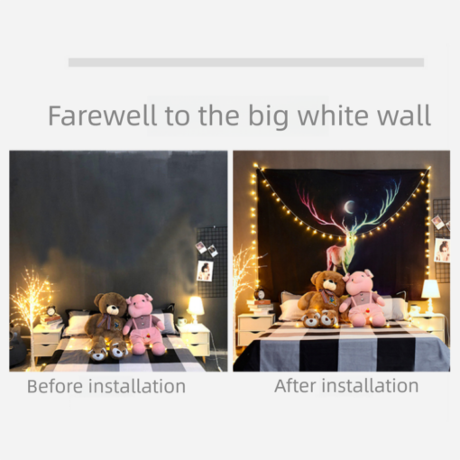 Elosung RGB Rechargeable Night Light and Wall Decor Set – image 9