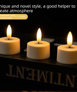 Elosung Birthday Backdrop & Rechargeable LED Candles - Image 5