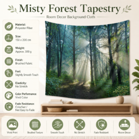 Elosung Forest Wall Hanging 150 x 200cm – image 1