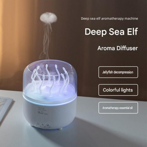 Elosung Jellyfish Humidifier Set with Colour Lights – image 2