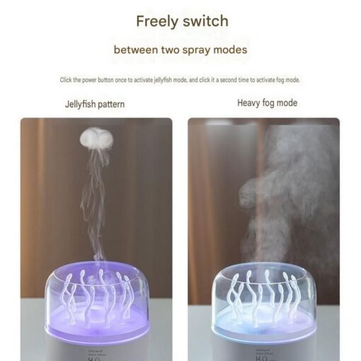 Elosung Jellyfish Humidifier Set with Colour Lights – image 4