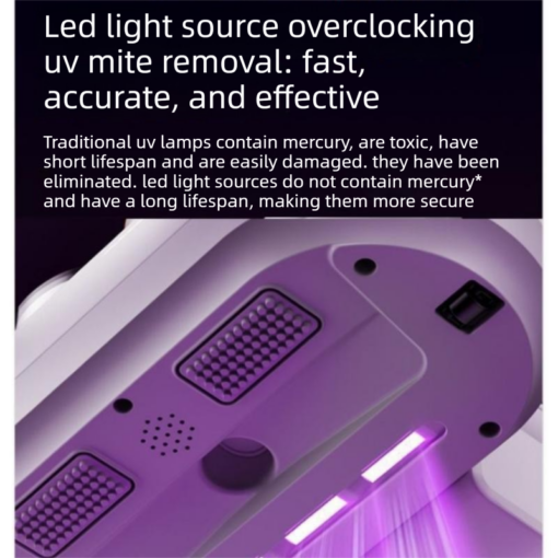 Elosung Cordless Dust Mite Vacuum with UV Light – image 4