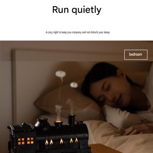 Elosung Retro Train Aroma Diffuser with Mist Rings – image 9