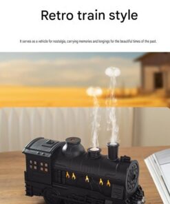 Elosung Retro Train Aroma Diffuser with Mist Rings - Image 10