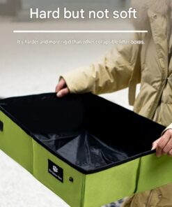 Elosung Portable Cat Litter Kit with Waterproof Liner - Image 7