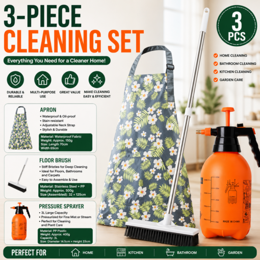 Elosung Cleaning Tools Bundle with 3L Sprayer – image 1