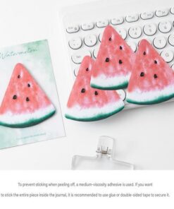 Elosung Fruit Stationery Set with Plush A5 Notebook - Image 9