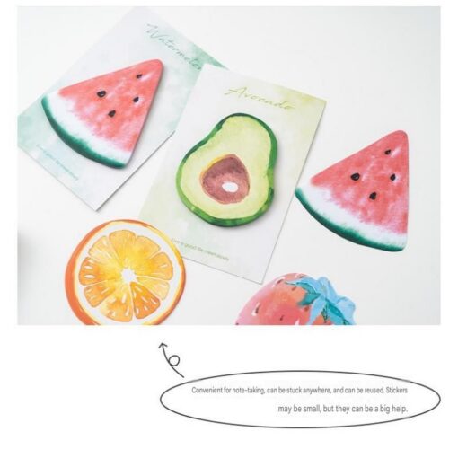 Elosung Fruit Stationery Set with Plush A5 Notebook – image 10